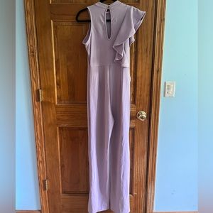 Fashion Nova lavender jumpsuit